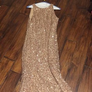 Anthropologie Adrienne Papelle Rise Sequin Gown 6